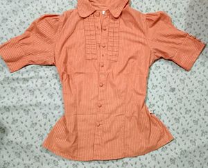 women y2k coral top