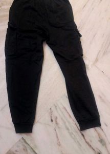 ♣️Black Cargo Jogger Pants