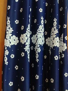 Chic Navy Floral Nightgown