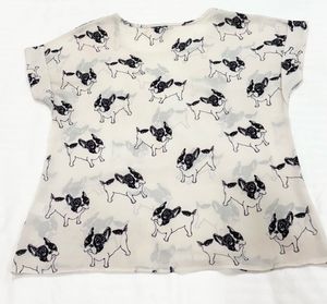 Dog Print Top