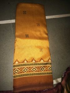Beautiful Golden Saree