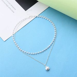 Delicate Layered Pearl Necklace