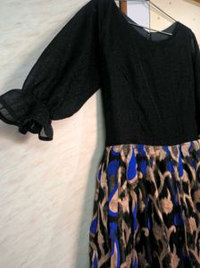 Black &amp; Blue Ethnic Gown 💙🖤