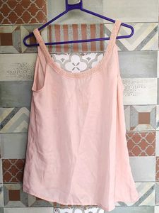 Pretty Pink Embellished Tank Top