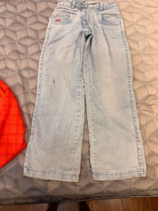 Light Wash Wide Leg Jeans