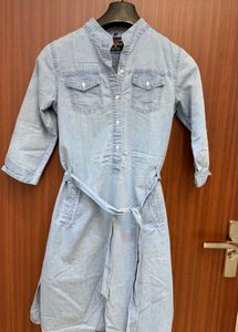 denim shirt dress
