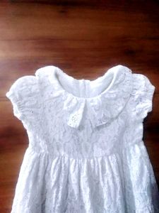 Cute White Lace Baby Dress