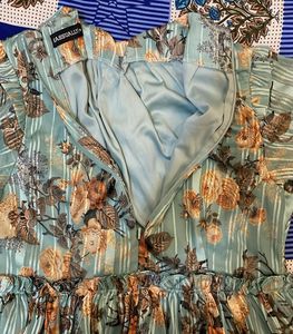 Elegant Floral Print Maxi Dress