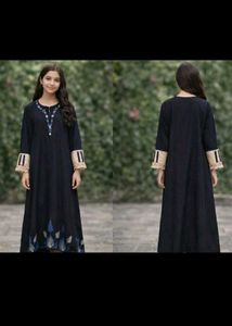 Black Embroidered Abaya  🧐😔