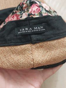 ZARA MAN Stylish Textured Fedora Hat