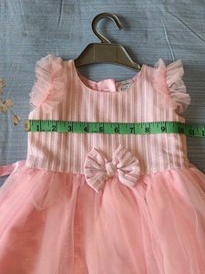 Girls Pink Tulle Party Dress