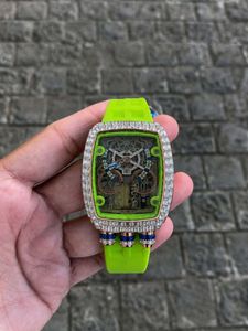 JACOB & CO EPIC X CHRONO BAGUETTE GREEN WATCH ⌚💚✨