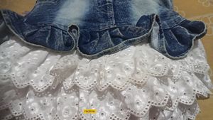 Girls Denim Dungree