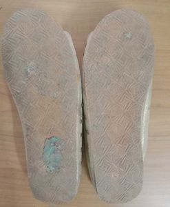 golden green sandal
