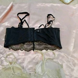 Lace Bralettes (3-Pack)