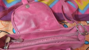 Pink Crossbody Bag