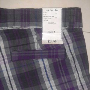 Authentic ANCHORBLUE Plaid Shorts For Men
