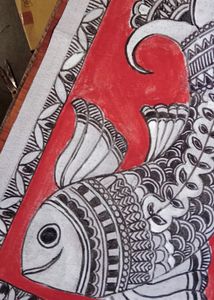 Canvas Madhubani Art Work🔥