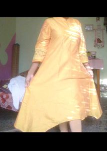 Yellow Anarkali Kurta