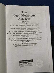 Legal Metrology Act, 2009 (#BareAct 2023)