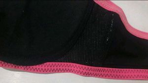 Hot Pink &amp;Black Bra (Unused)