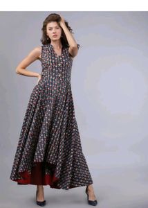 Printed cotton Maxi Dress