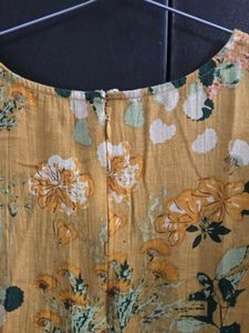 FabNU Floral Print A-Line Dress