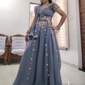 Navratri special Classy Mirror Work Lehanga Choli