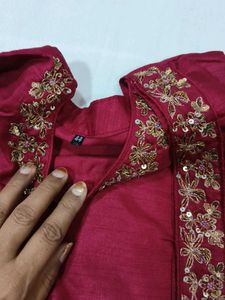 Beautiful Pink Embroidered gown