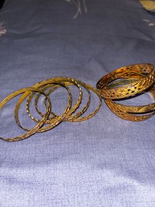 Set of Vintage Gold Bangles