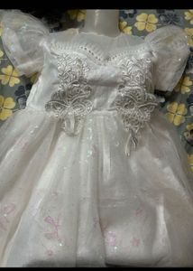 Beautiful White Embellished Gown