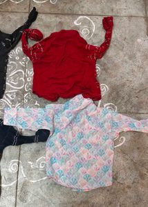 5 Stylish Printed Shirts Set