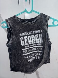 Bundle of 2 Graphic Zudio Crop Tops