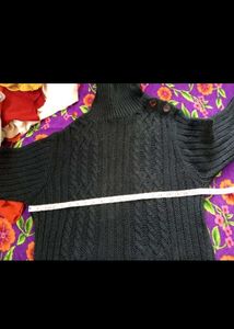 Classic Navy Cable Knit Sweater
