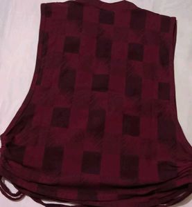 Trendy Plaid Graphic Top