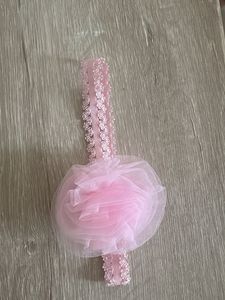 Cute Pink Flower Baby Headband