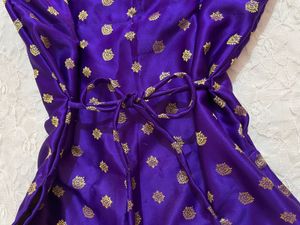 Vintage Halter Neck Banarsi Kurti