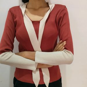 Woolen Crop Top