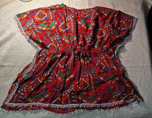 Boho Print Kaftan Tunic