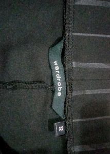 Pinstripe Black Pants