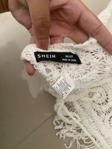Boho Crochet Fringe Halter Top and shorts