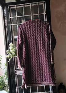 Very Beautiful Embroidery Winter Kurti