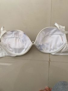 White Padded Bra