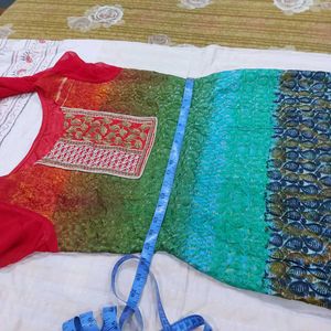 Vibrant Print Kurta Set with Pants