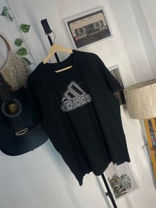 Adidas Black Graphic T-Shirt