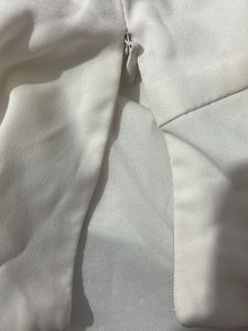 Chic White One-Shoulder Ruffle Crop Top