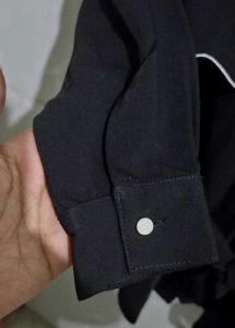 Unique Black Face Print Shirt