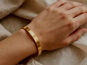 elegant bracelet man &amp; women gold
