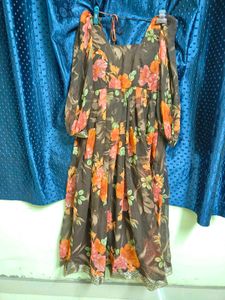 Floral Print Maxi Dress