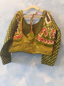 Green Ethnic Lehenga Choli Set